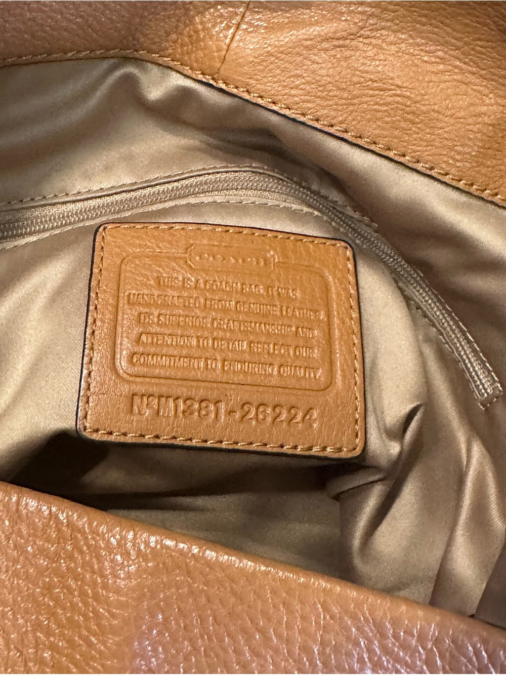 Coach Madison Phoebe Shoulder Bag in Saddle Pebbled Leather - Picture 10 of 10